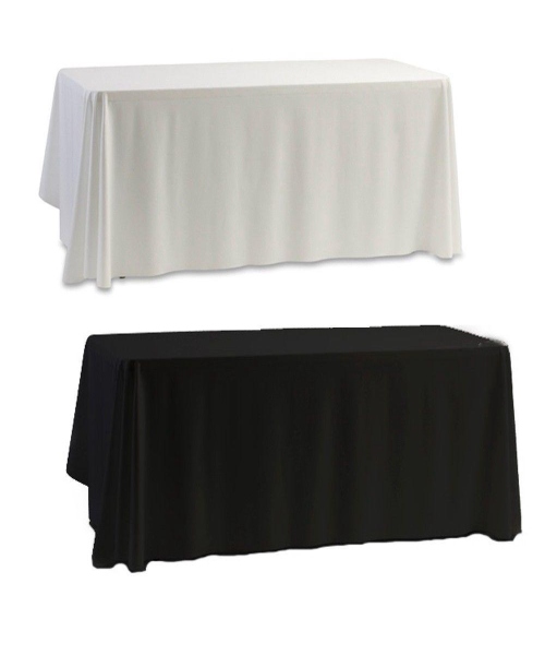 Black White Banquet Table Cover  145x145CM 